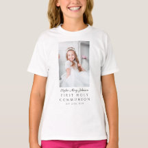 Personalisiert Girl First Heilige Kommunion Foto