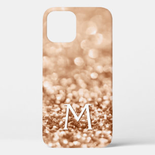 Personalisiert Girl-Gold-Glitzer-Glitzern Monogram Case-Mate iPhone Hülle