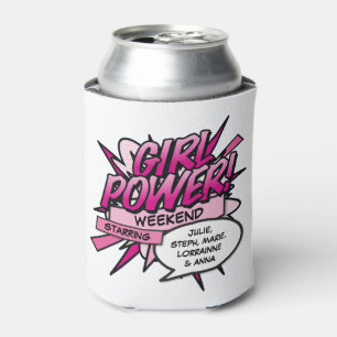 Personalisiert GIRL POWER Girls Weekend Dosenkühler