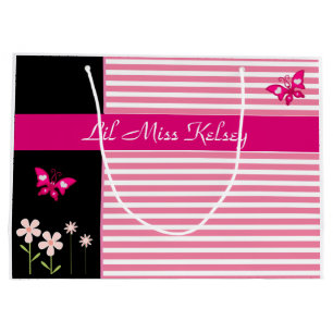 Personalisiert Girlie Große Geschenktüte