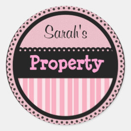 Personalisiert Girlie Stickers