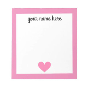 Personalisiert Girls Stationery Notepad Notizblock