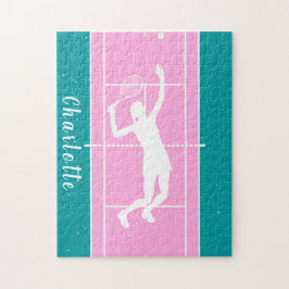Personalisiert Girls Tennis Team Puzzle Geschenk R