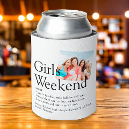 Personalisiert Girls Weekend Definition Foto Dosenkühler