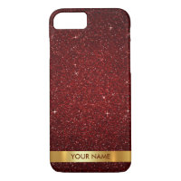 Personalisiert Glam Gold Red Teppich Velvet Glitze