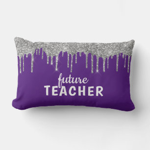 Personalisiert Glam Teacher Lendenkissen