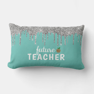Personalisiert Glam Teacher Lumbar Kissen