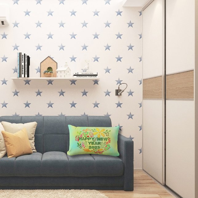 PERSONALISIERT GLÜCKLICHES NEUES JAHR 20XX LENDENKISSEN (Von Creator hochgeladen)