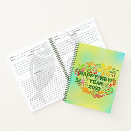 PERSONALISIERT GLÜCKLICHES NEUES JAHR 20XX NOTIZBUCH