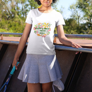 PERSONALISIERT GLÜCKLICHES NEUJAHR 2022 T-Shirt