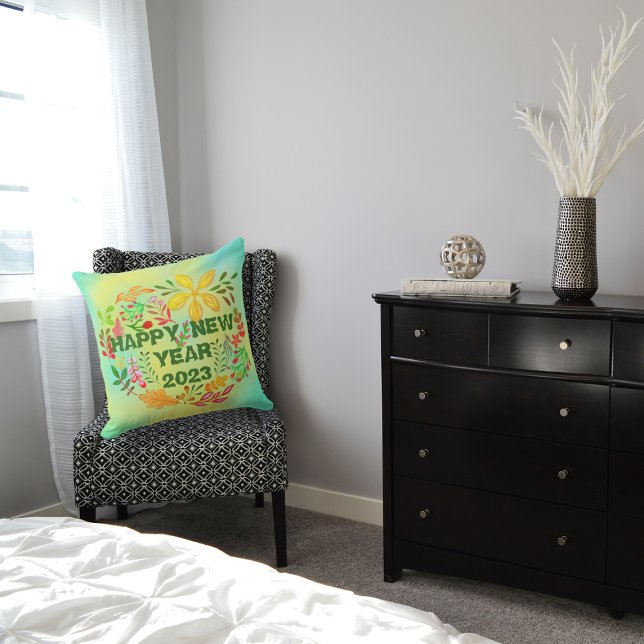 PERSONALISIERT GLÜCKLICHES NEUJAHR 2023 KISSEN (Von Creator hochgeladen)