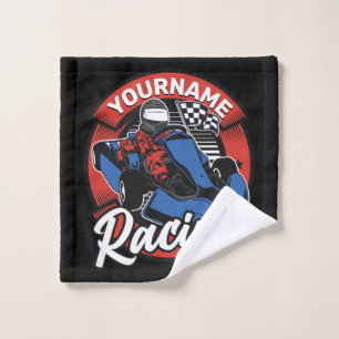 Personalisiert Go Kart Extreme Racing Karting Race Badhandtuch Set