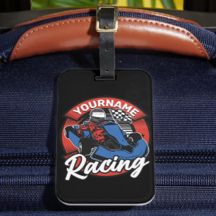 Personalisiert Go Kart Extreme Racing Karting Race Gepäckanhänger