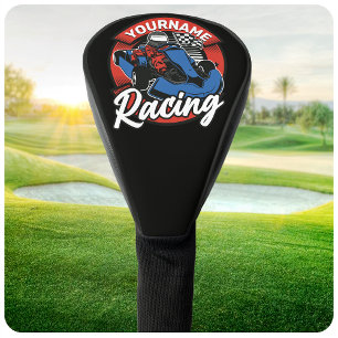 Personalisiert Go Kart Extreme Racing Karting Race Golf Headcover