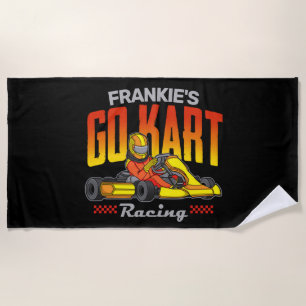 Personalisiert Go Kart Racing Motorsport Karting Strandtuch