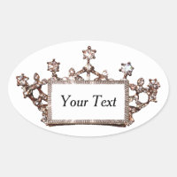 Personalisiert "Gold Tiara"
