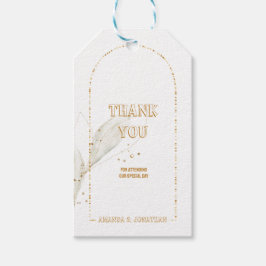 Personalisiert Golden Arch Wedding Vielen Dank Geschenkanhänger