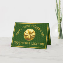 Personalisiert Golden Kleeblatt St. Patrick's Day