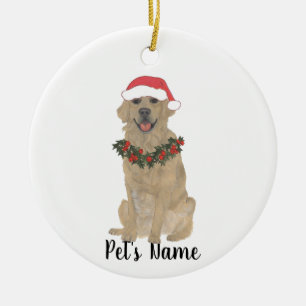 Personalisiert Golden Retriever Keramik Keramik Ornament