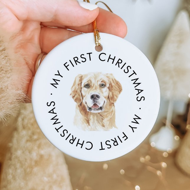 Personalisiert Golden Retriever Keramik Ornament (Von Creator hochgeladen)