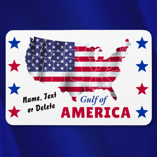 Personalisiert, GOLF VON AMERIKA, Patriotisches Ma Magnet