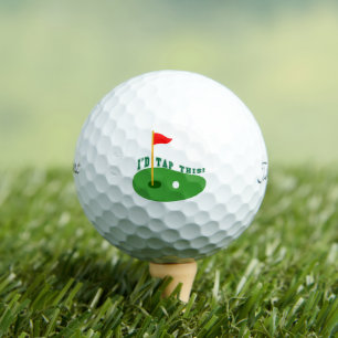 Personalisiert Golfer Pun ich Stach diesen Titleis Golfball