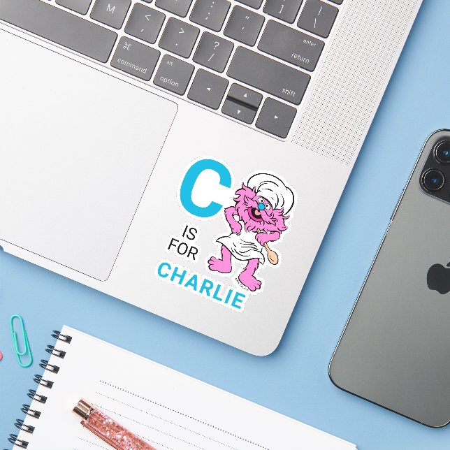 Personalisiert Gonger Aufkleber (Laptop mit iPhone)