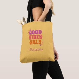 Personalisiert Good Vibes Yellow