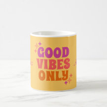 Personalisiert Good Vibes Yellow