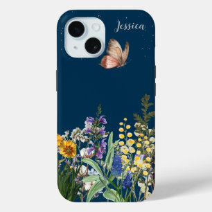 Personalisiert Gorgeious Watercolor "Mitternacht" Case-Mate iPhone Hülle