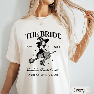 Personalisiert Goth Bachelorette Halloween-Party T-Shirt