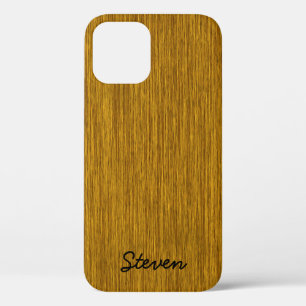 Personalisiert Grainy Golden Wood Case-Mate iPhone Hülle