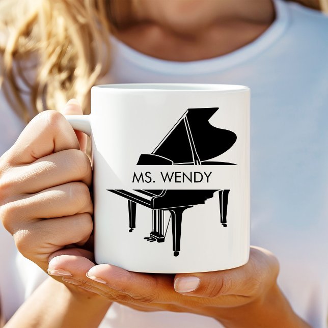 Personalisiert Grand Piano Kaffeetasse (Von Creator hochgeladen)