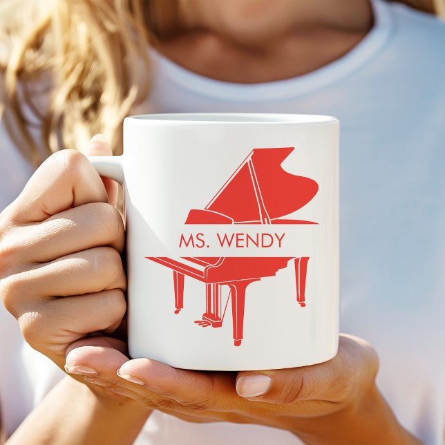 Personalisiert Grand Piano Kaffeetasse (Von Creator hochgeladen)