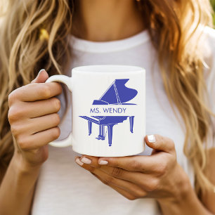 Personalisiert Grand Piano Kaffeetasse