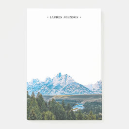Personalisiert Grand Teton Rocky Mountain Post-it Klebezettel