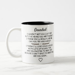 Personalisiert Grandad von Weihnachten zu Weihnach Zweifarbige Tasse