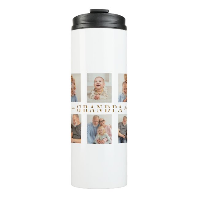 Personalisiert Grandpa Thermal Tumbler Thermosbecher (Vorderseite)
