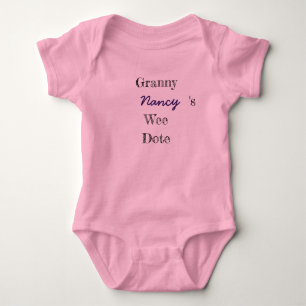 Personalisiert Granny Baby Strampler