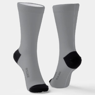 Personalisiert-Grau-Kleid Socken