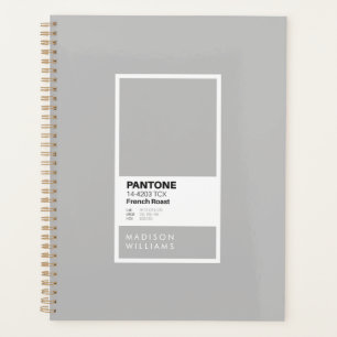 Personalisiert-Grau-Notebook Individuelle Name Planer