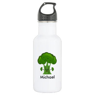 Personalisiert Green Broccoli Edelstahlflasche