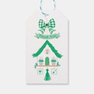 Personalisiert Green House Vielen Dank für Ihre Ki Geschenkanhänger