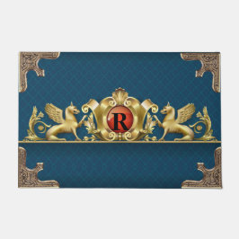 Personalisiert Griffin Wappen Fußmatte