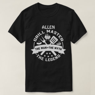 Personalisiert Grill Master Street Art T - Shirt