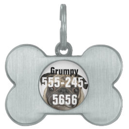 Personalisiert Grumpy Puggy Tiermarke