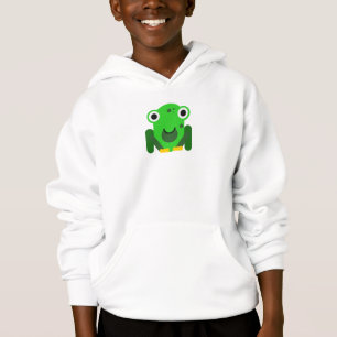 Personalisiert grüner Herr Frog Hoodie