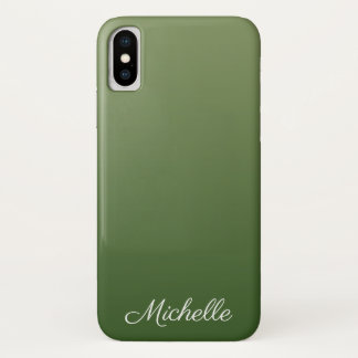 Personalisiert-grüner Ober Case-Mate iPhone Hülle