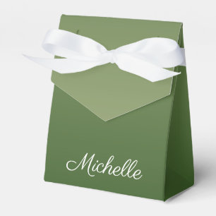 Personalisiert-grüner Ober Geschenkschachtel