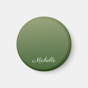 Personalisiert-grüner Ober Magnet